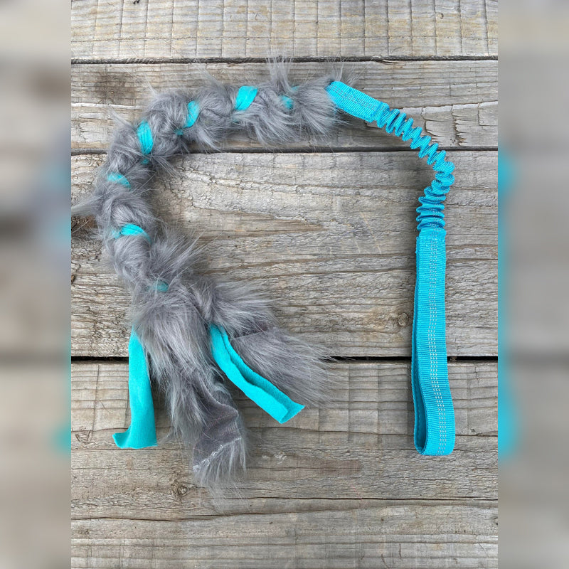 SALTY MUTTS - TIGER TAILS WITH BUNGEE (Puppy Flirt Tug) !! Pickup Only, no delivery !!
