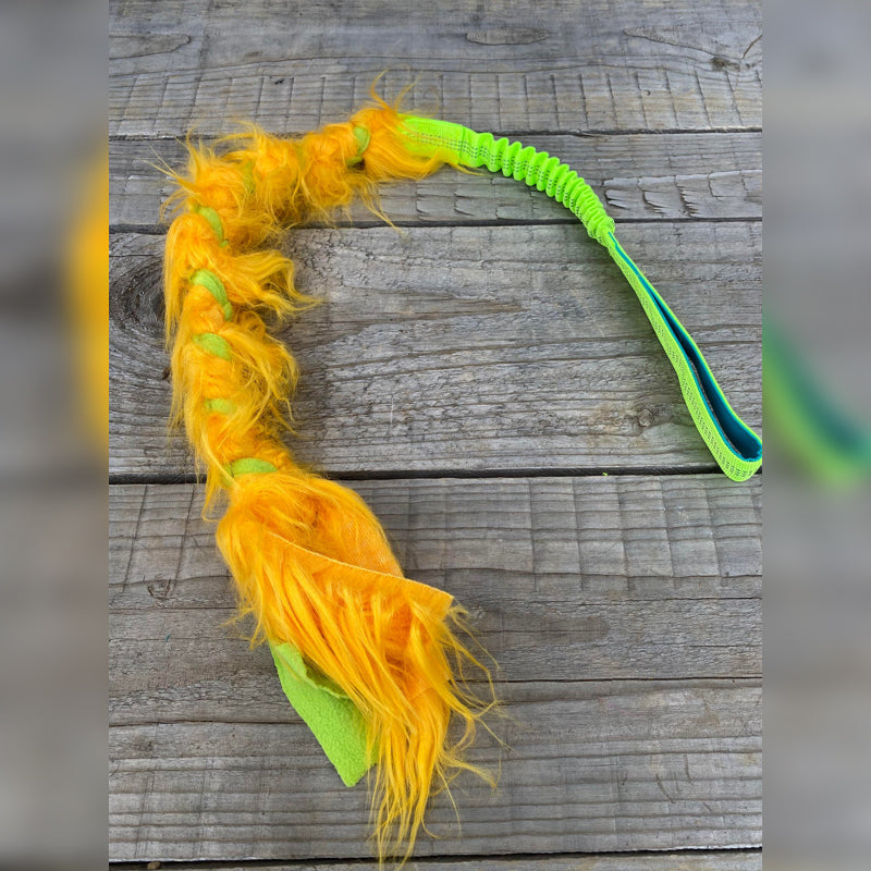 SALTY MUTTS - TIGER TAILS WITH BUNGEE (Puppy Flirt Tug) !! Pickup Only, no delivery !!