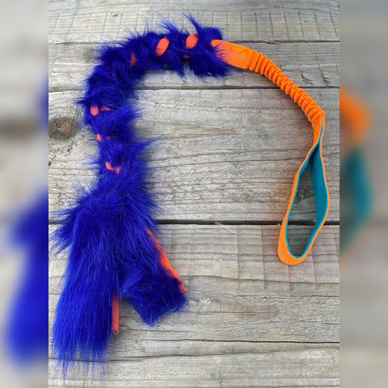 SALTY MUTTS - TIGER TAILS WITH BUNGEE (Puppy Flirt Tug) !! Pickup Only, no delivery !!