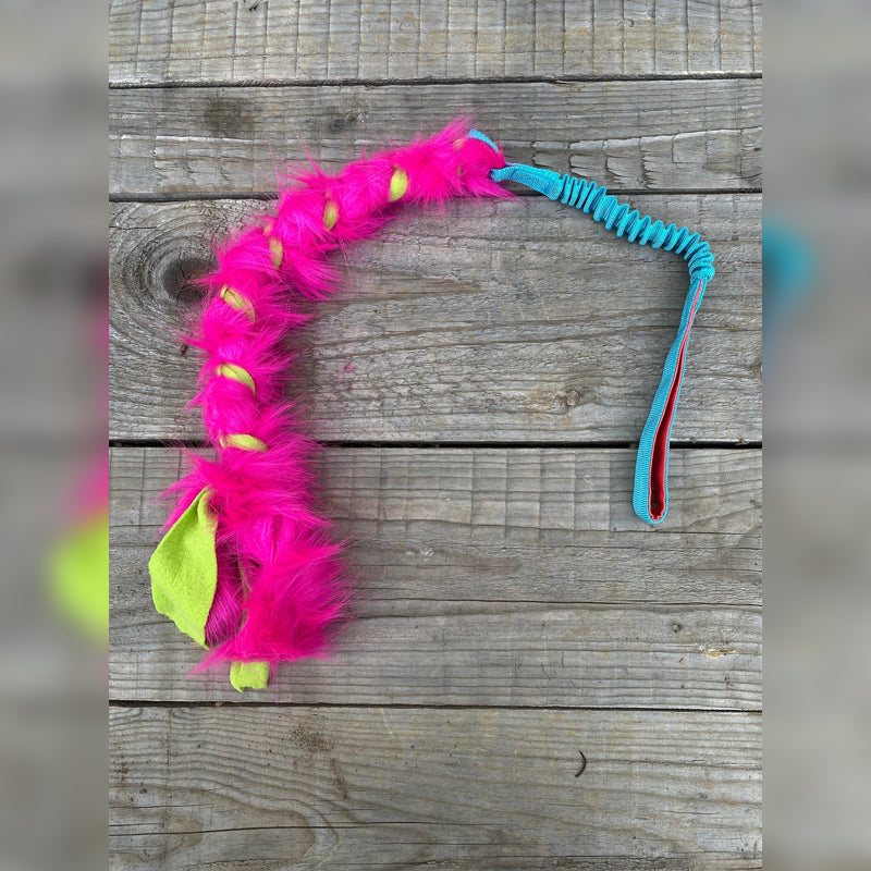 SALTY MUTTS - TIGER TAILS WITH BUNGEE (Puppy Flirt Tug) !! Pickup Only, no delivery !!