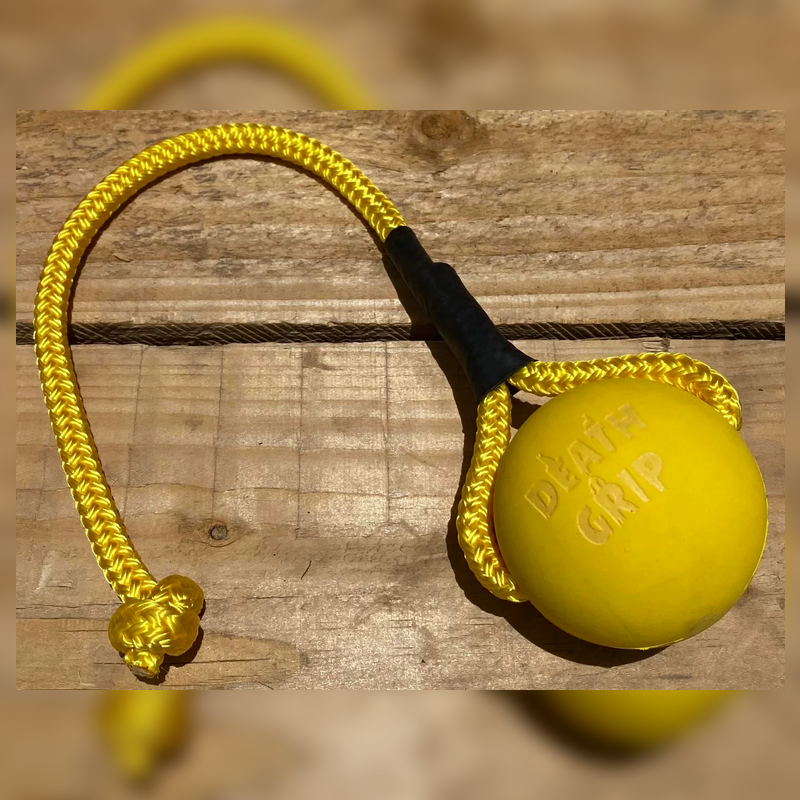 DEATH GRIP MONSTER BALL - SOLID HARD RUBBER !! Pickup Only, no delivery!!